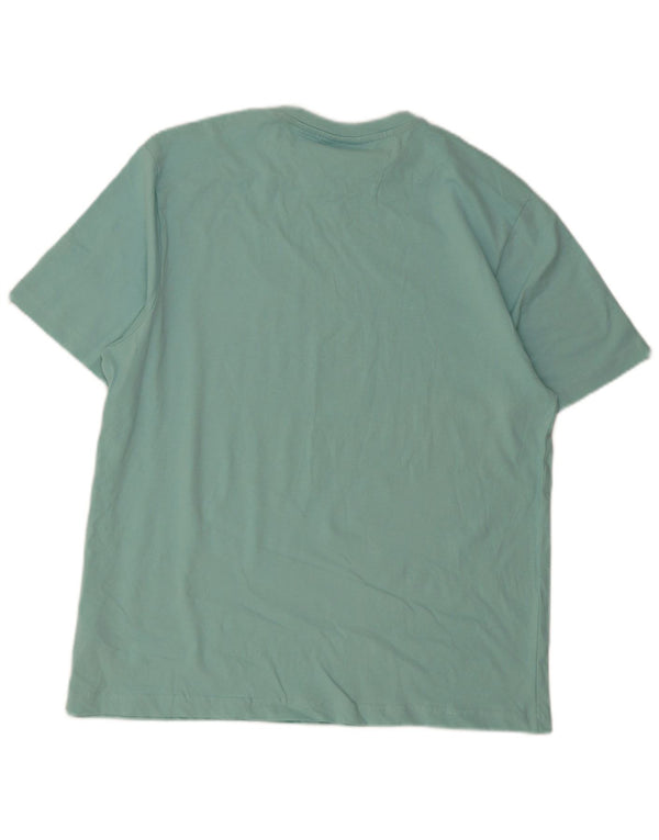 Camiseta feminina gráfica Nautica UK 16 grande algodão verde