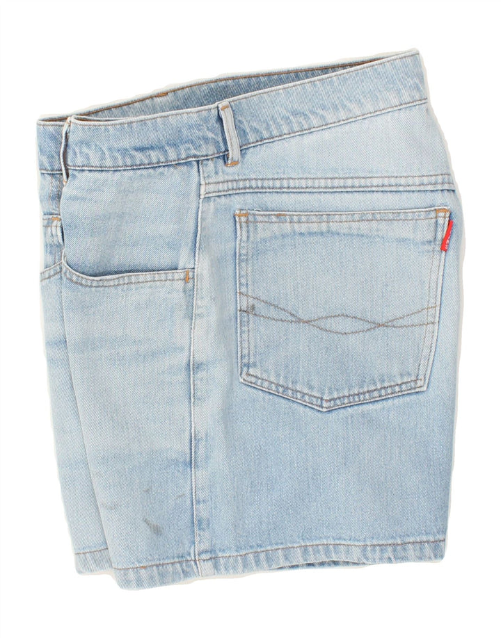 VINTAGE Womens Denim Shorts W32 Large Blue Vintage Vintage and Second-Hand Vintage from Messina Hembry 