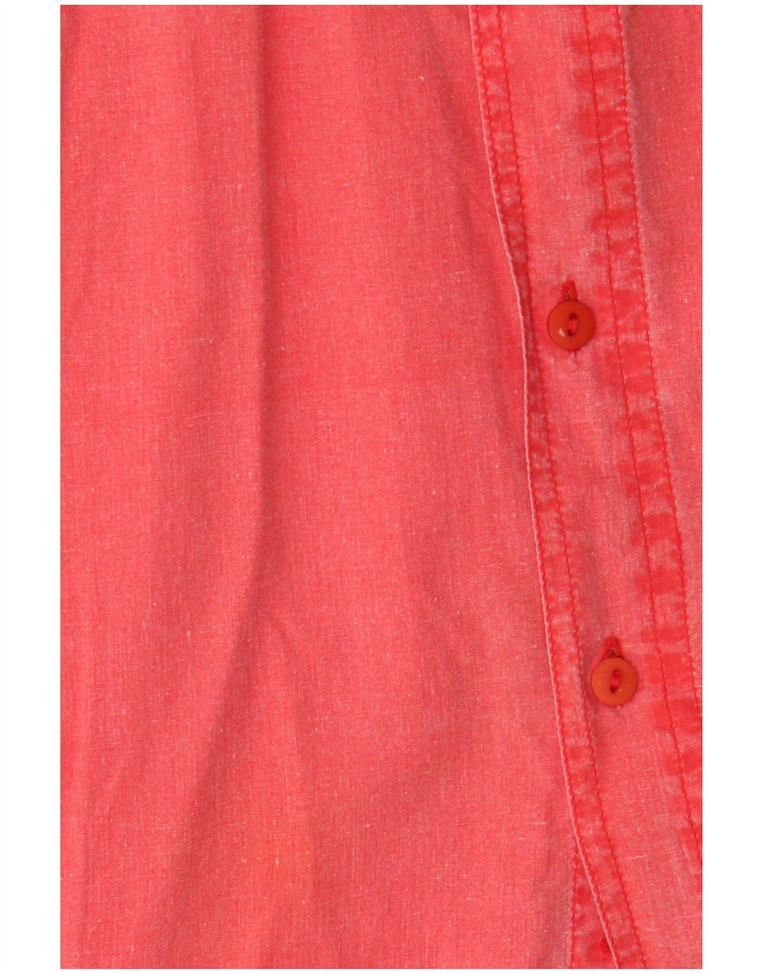 Camisa masculina vintage com ajuste relaxado grande rosa algodão