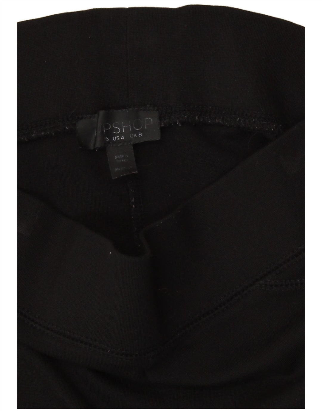 Leggings femininas Topshop UK 8 pequenas pretas