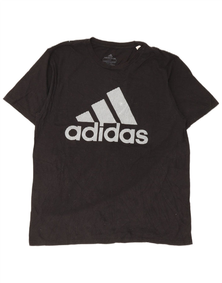 Camiseta Adidas Masculina Graphic Top Grande Preto