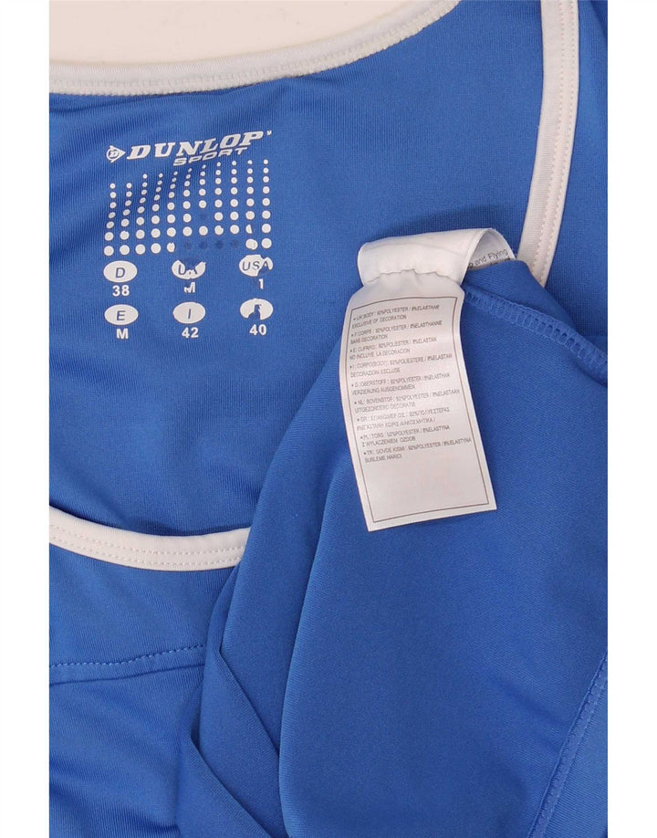 Colete feminino Dunlop UK 12 poliéster colorblock azul médio