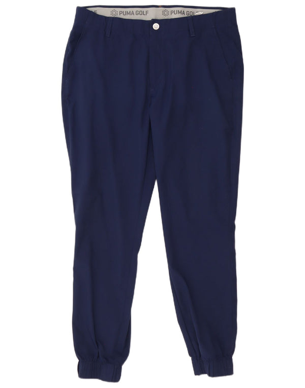 Calça masculina Puma Golf Joggers Chino W36 L30 Azul Marinho Poliéster