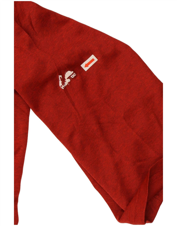 Camiseta masculina Majestic Top grande de poliéster vermelho esportivo