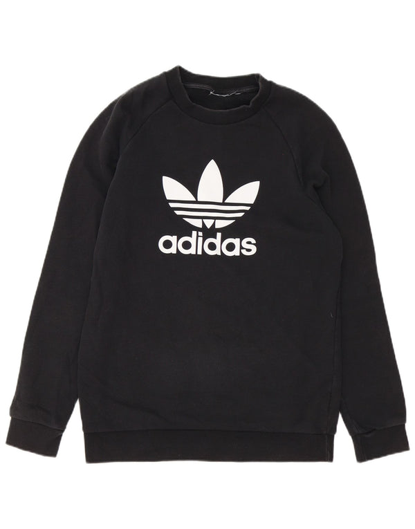 Adidas Mens Graphic Sweatshirt Jumper Small Black
