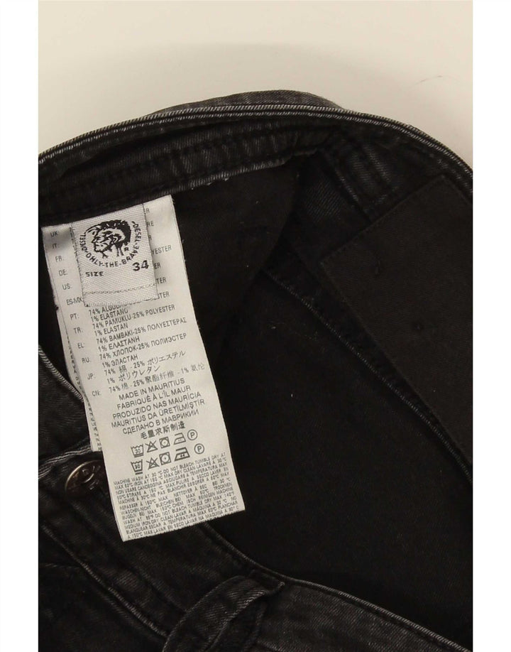 Jeans masculino diesel desgastado slim W34 L30 algodão cinza