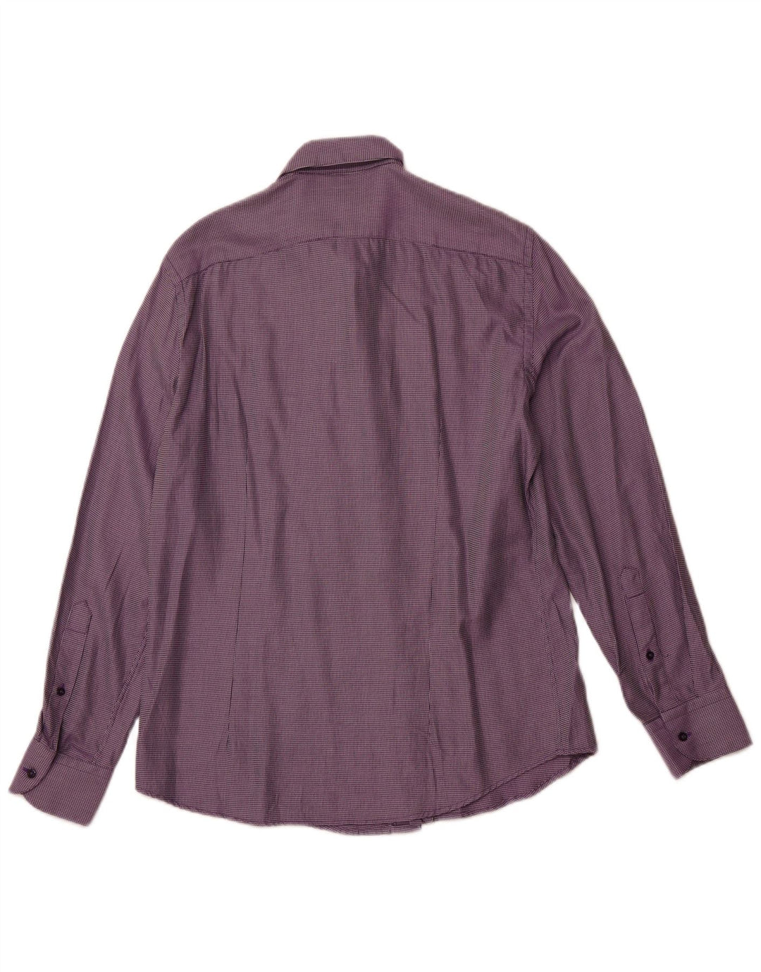 Camisa masculina TRUSSARDI tamanho 41 médio roxo manchado