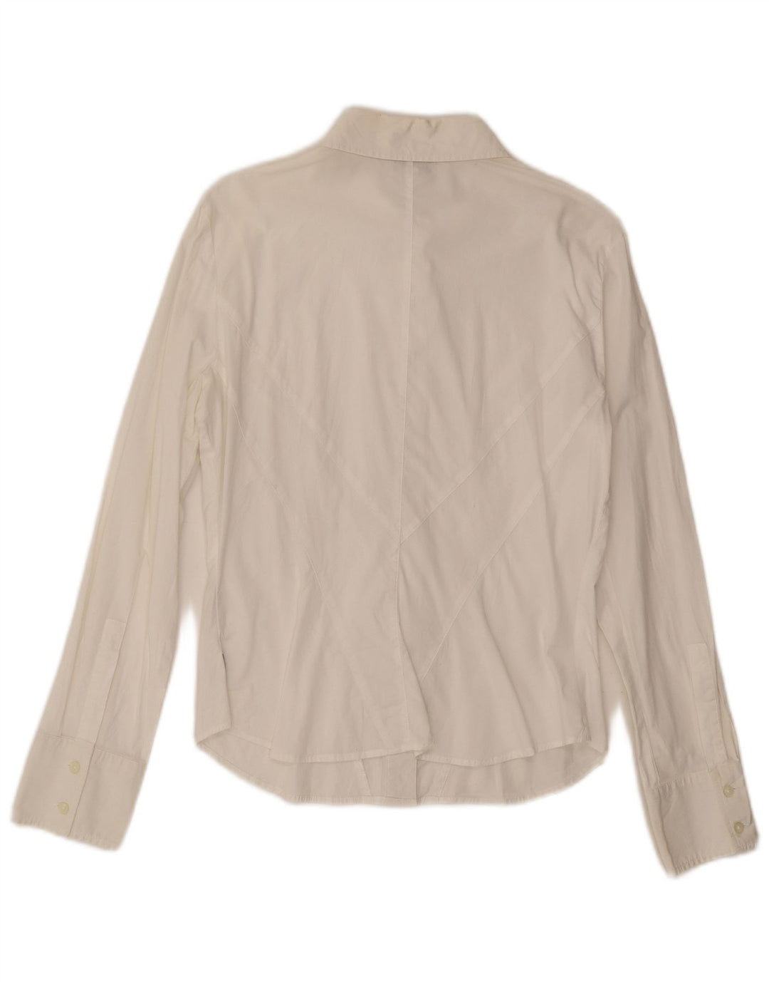Camisa feminina ARMANI JEANS US 8 médio algodão branco
