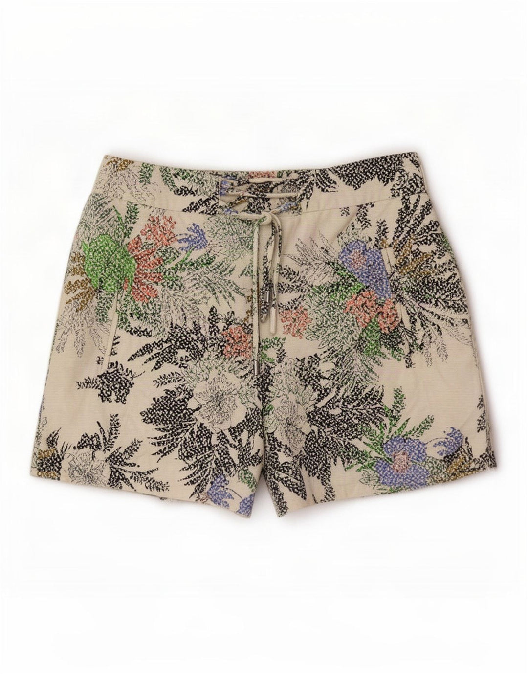 Zara Shorts feminino casual médio W28 multicolorido floral