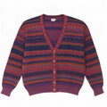 Suéter Cardigan Masculino Vintage IT 50 Médio Multicolorido Geométrico