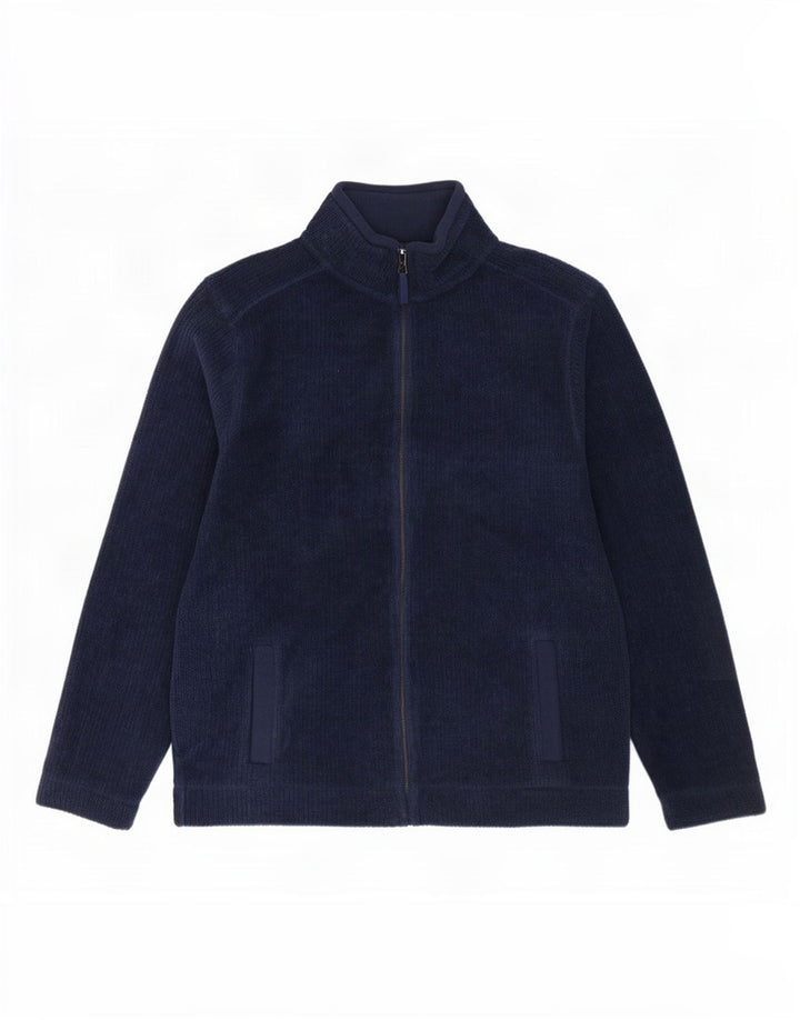 Jaqueta masculina de lã Marks & Spencer Regular Fit Reino Unido 38 Médio Azul Marinho