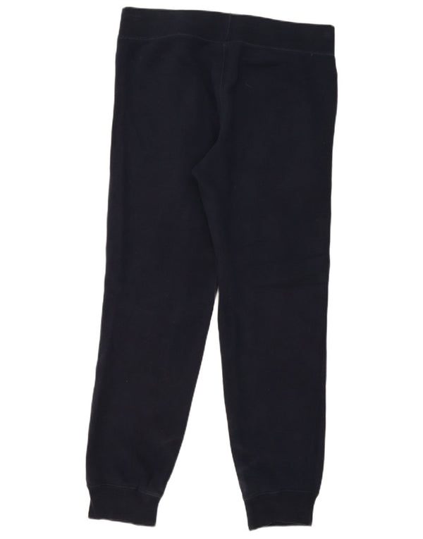 Calça esportiva masculina Champion com estampa gráfica grande de algodão azul marinho