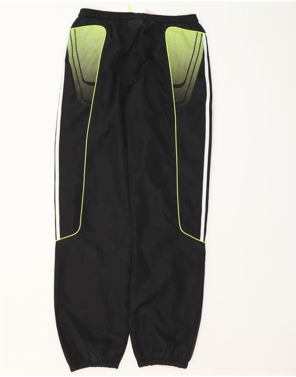 Adidas meninos calças de treino gráfico joggers 15-16 anos preto poliéster