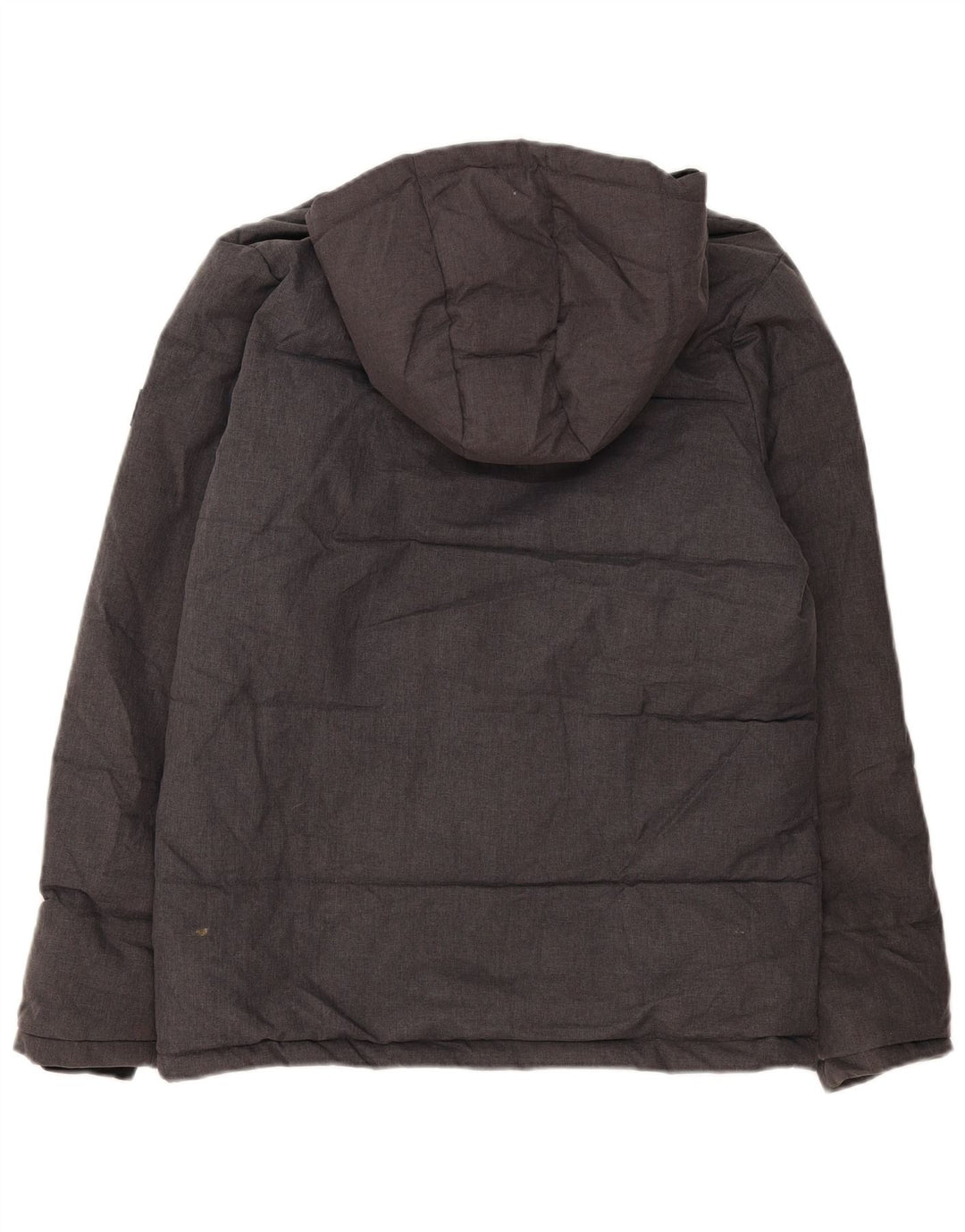 Jaqueta acolchoada com capuz para meninos Jack & Jones 15-16 anos cinza manchado