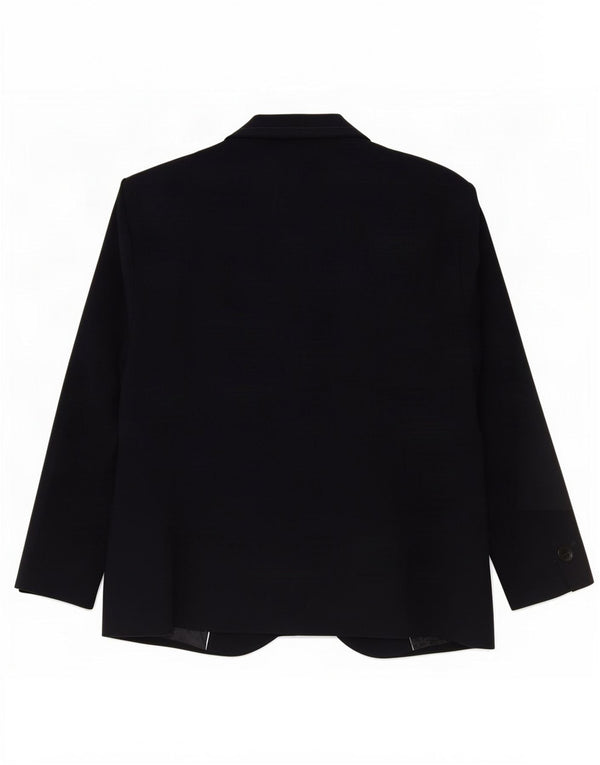 Jaqueta blazer feminina Marks & Spencer padrão de 1 botão Reino Unido 22 3XL azul marinho