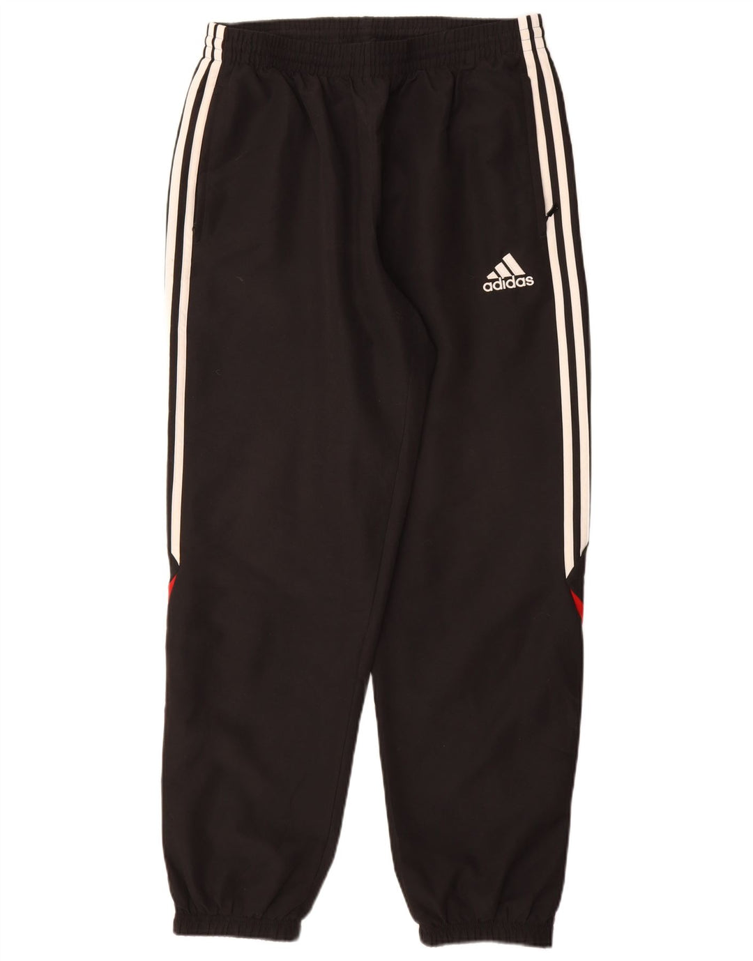 ADIDAS Calças de treino masculinas Joggers UK 42/44 Grande Poliéster Preto