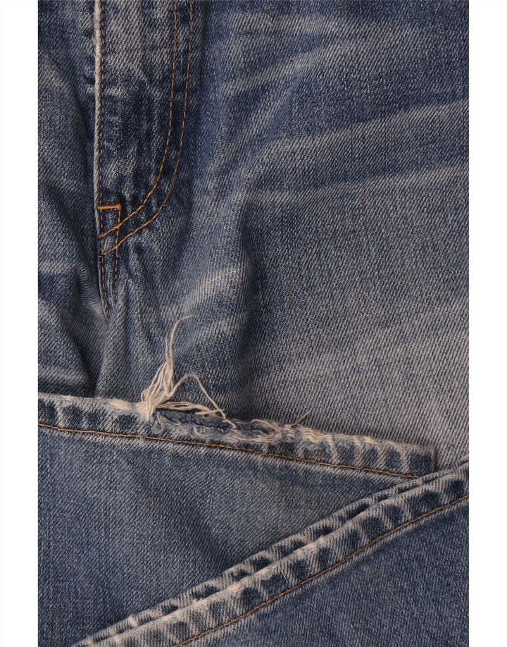 Calça jeans feminina Levi's 516 Bootcut W31 L34 azul algodão