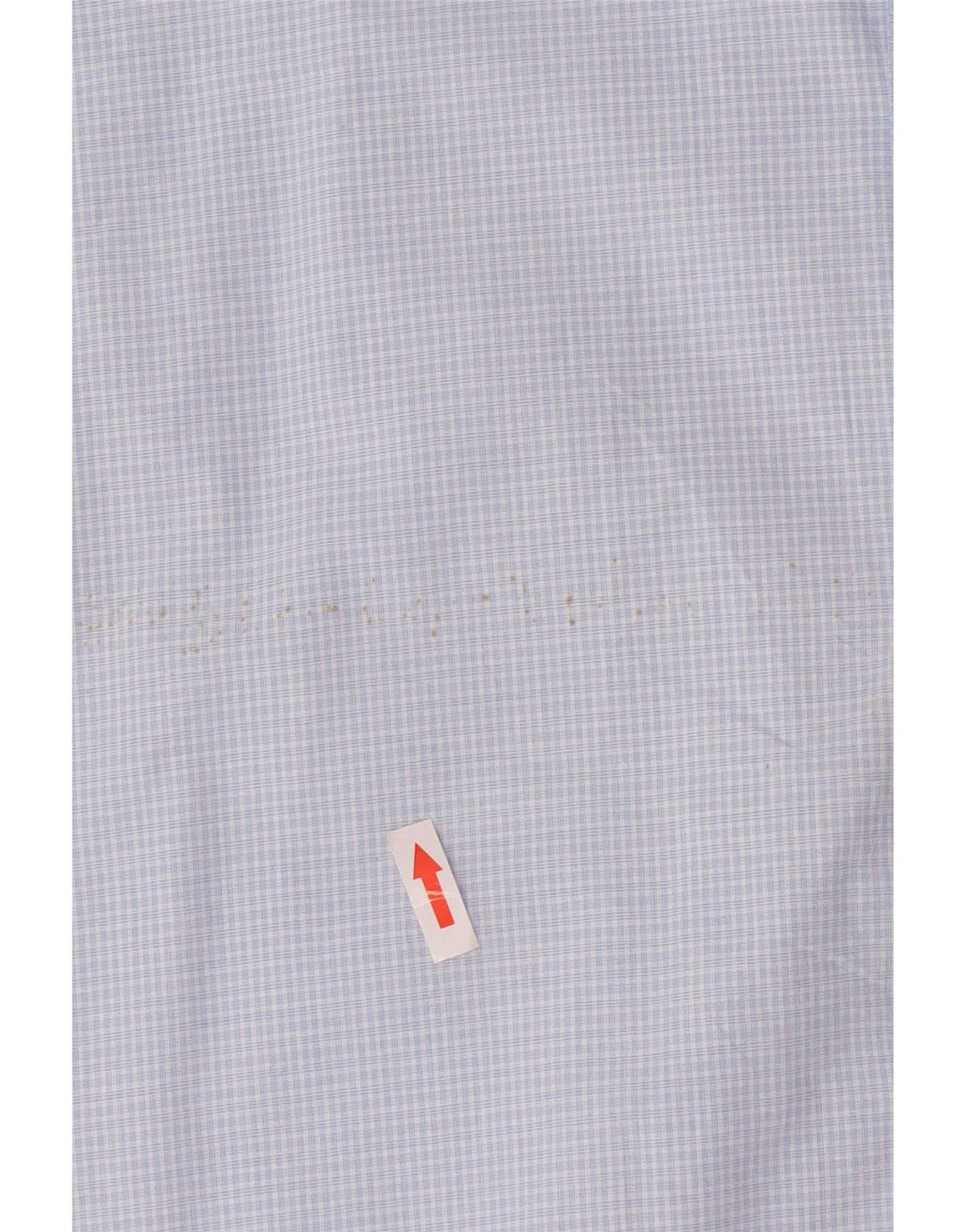 Camisa masculina de manga curta Chaps Easy Care XL azul xadrez algodão