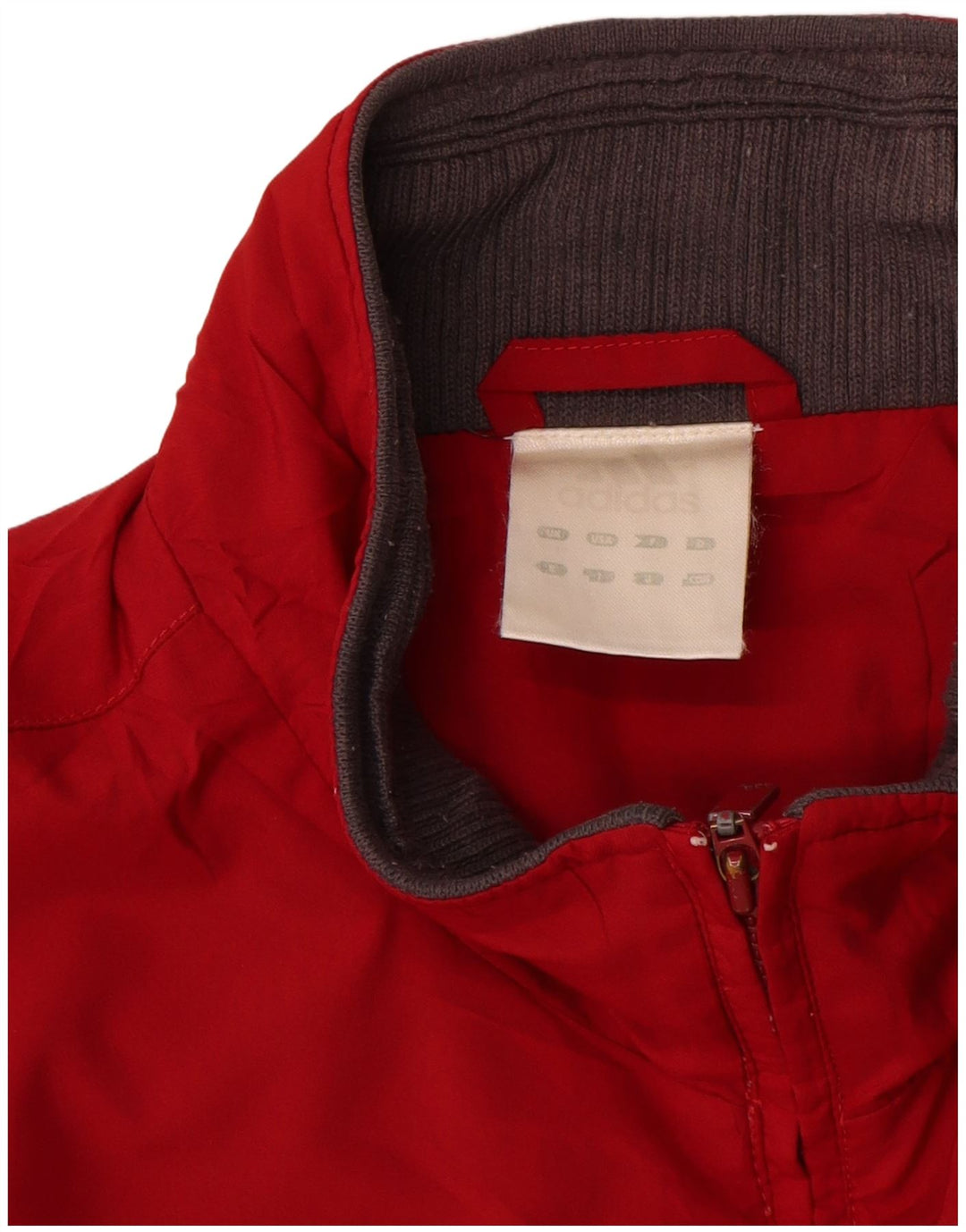 Adidas Mens Tracksuit Top Jacket XL Vermelho Poliéster