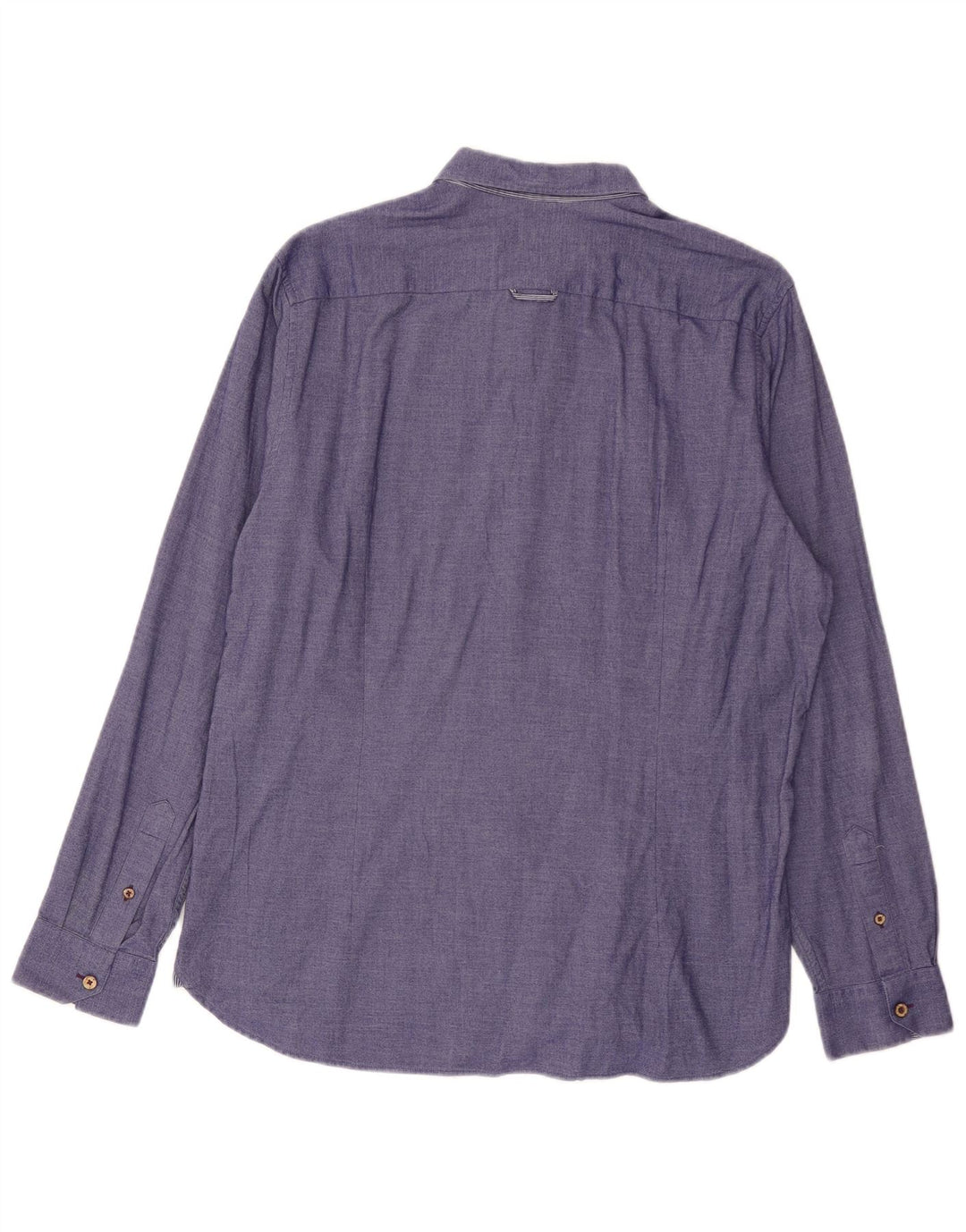Camisa masculina TED BAKER tamanho 5 XL algodão roxo