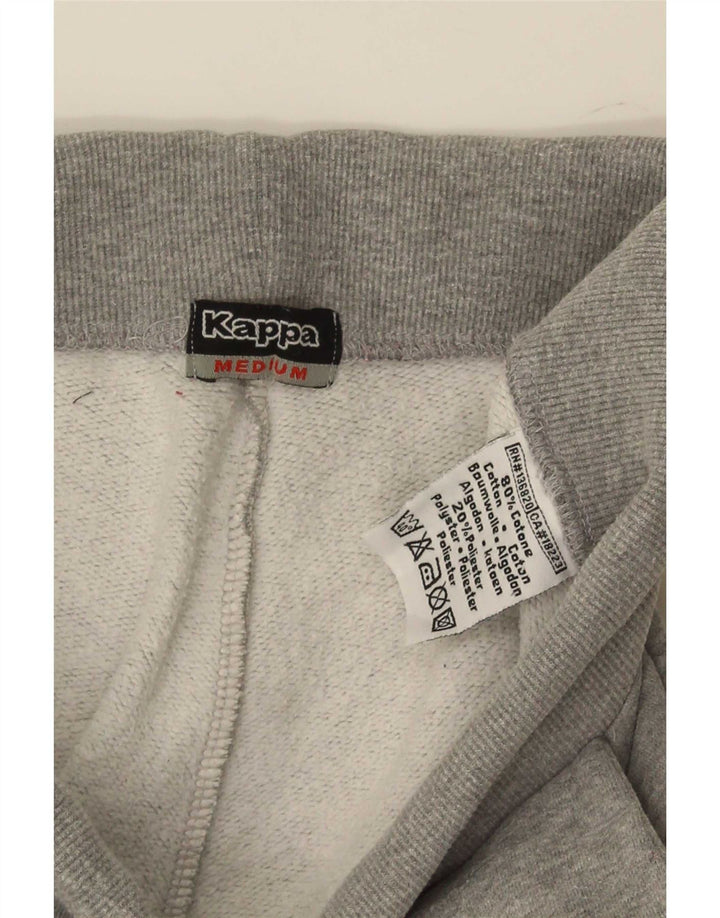 Calça de treino masculina Kappa Joggers médio cinza algodão