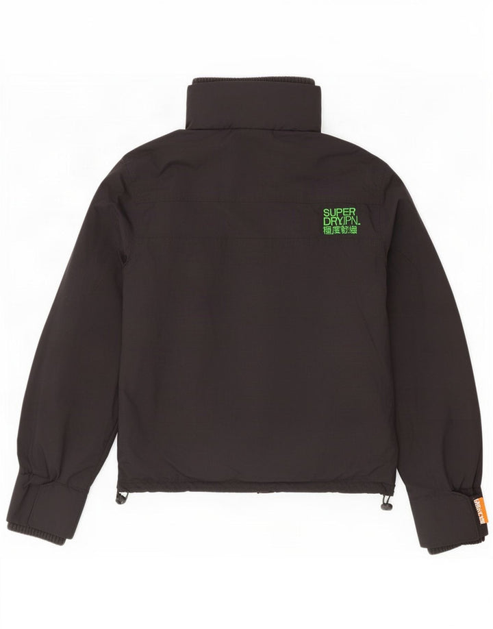 Jaqueta de chuva masculina Superdry UK 40 grande nylon preto