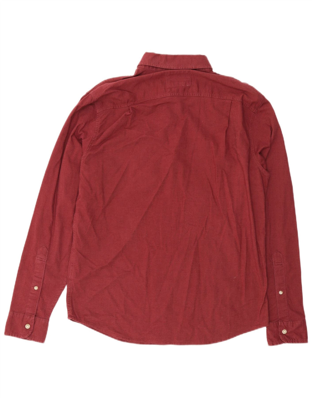 Camisa pulôver elástica masculina HOLLISTER grande algodão Borgonha