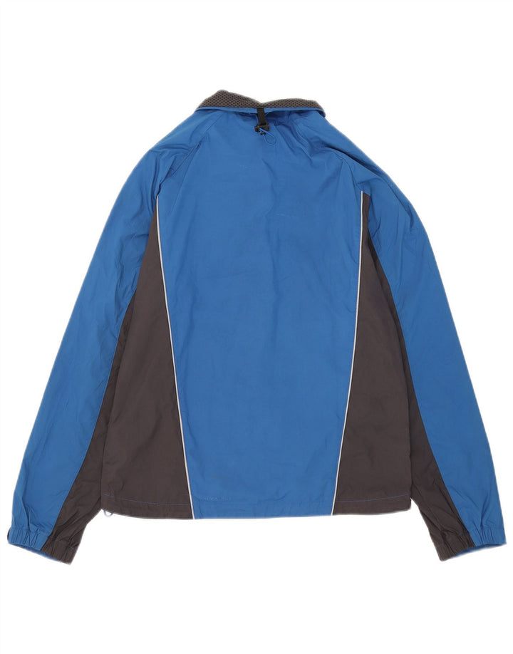 Jaqueta de chuva Nike Womens Clima-fit UK 10/12 Medium Blue Colourblock