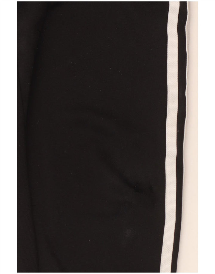 Adidas meninos calças de treino joggers 11-12 anos preto poliéster
