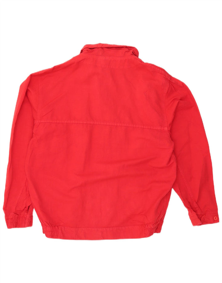 Jaqueta bomber masculina vintage UK 40 grande algodão vermelho