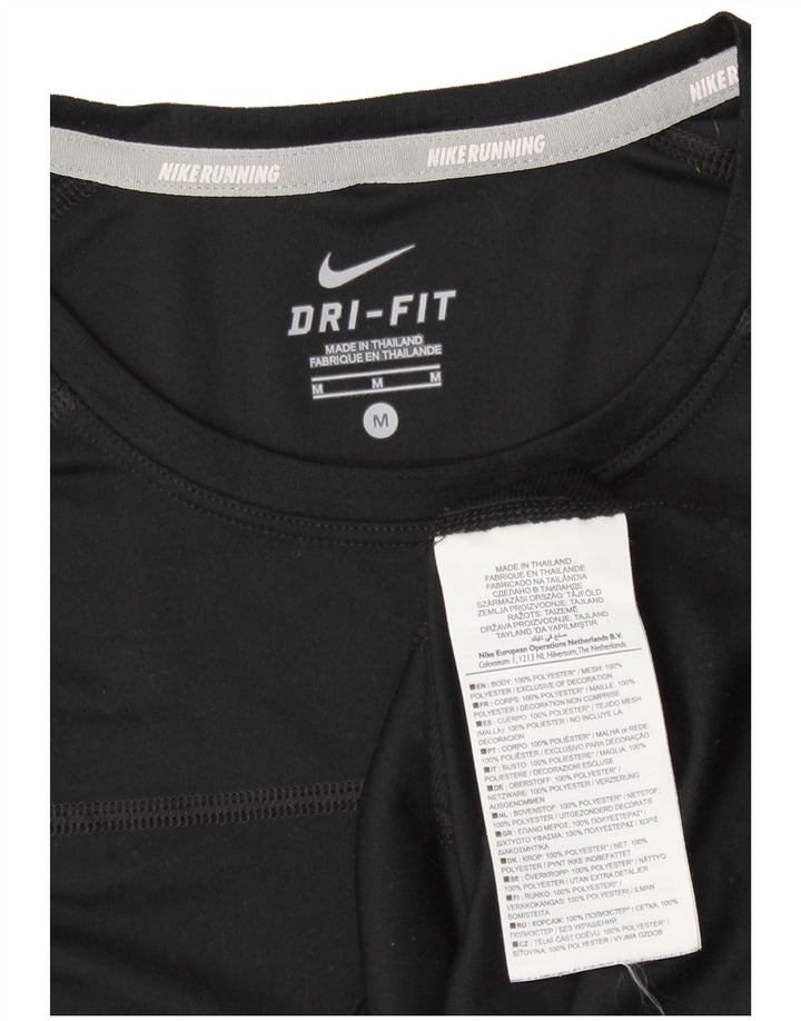 Camiseta Nike Feminina Dri Fit Top UK 12 Médio Preto Poliéster