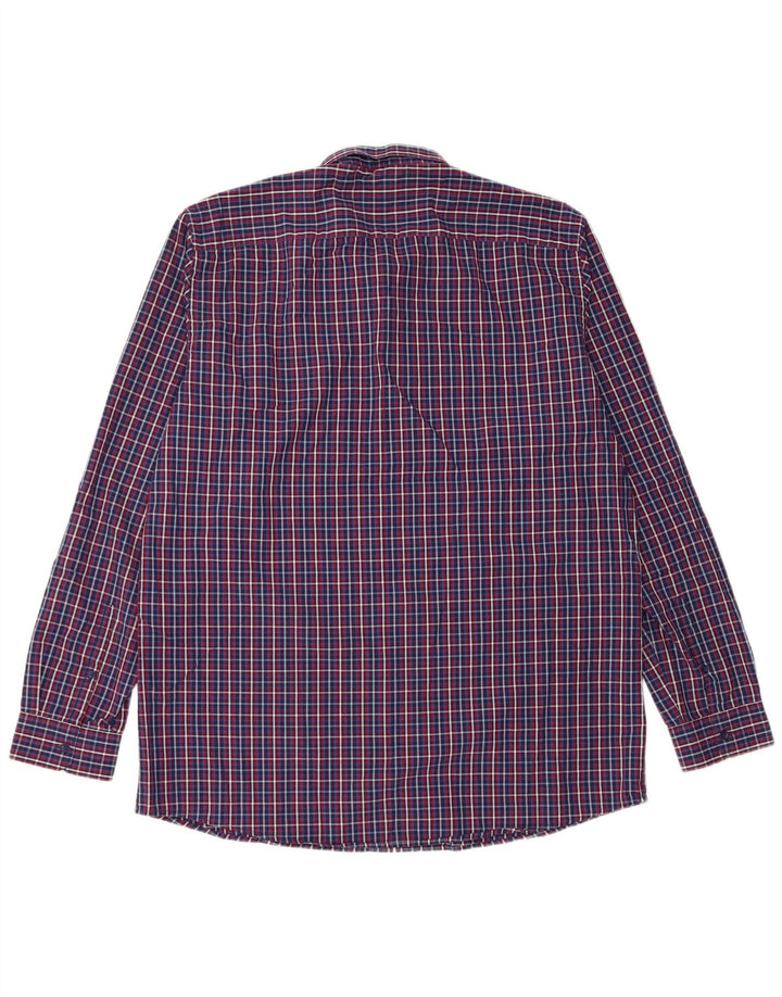 Camisa masculina Angelo Litrico XL azul xadrez algodão