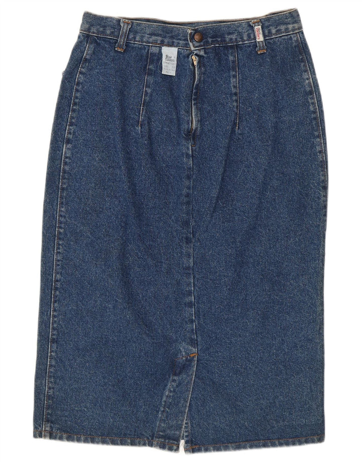 Saia jeans feminina ROY ROGERS W32 grande algodão azul