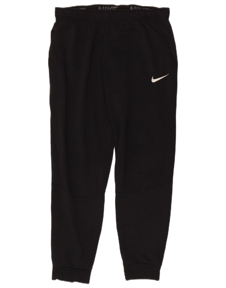 Nike Mens Dri Fit Calças de treino Joggers Grande Poliéster Preto