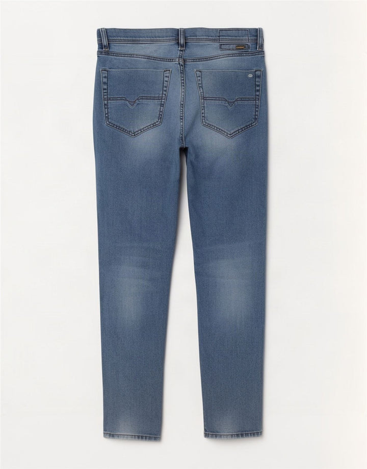 Diesel Mens Tepphar Carrot Slim Jeans W32 L30 Azul Algodão