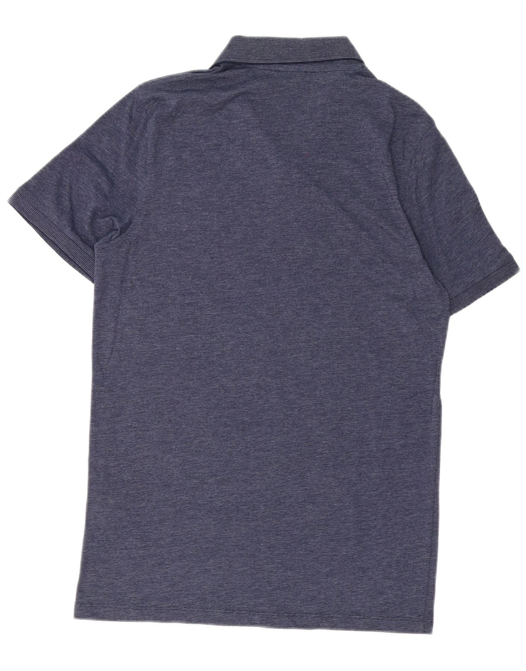 Camisa polo masculina Jack & Jones gráfica média azul marinho algodão manchado