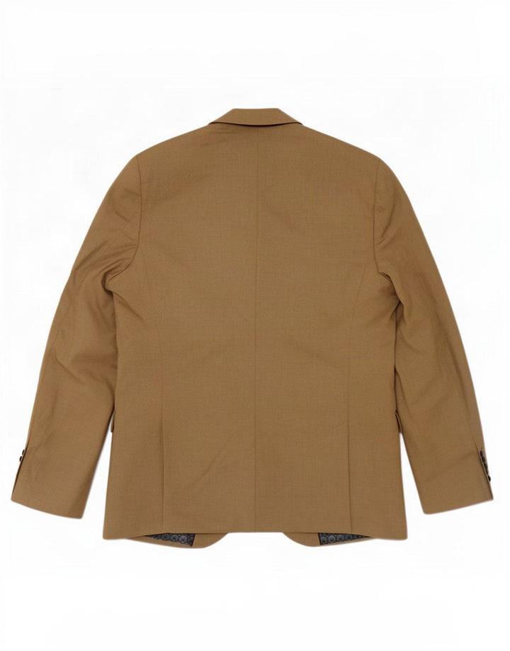 Angelo Litrico Masculino By C&A Jaqueta Blazer de 2 Botões UE 52 Grande Marrom
