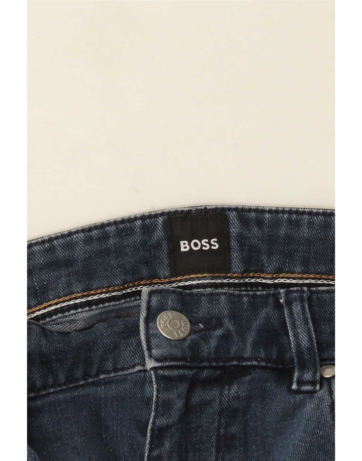 Hugo Boss Masculino Jeans Slim W32 L30 Azul Marinho