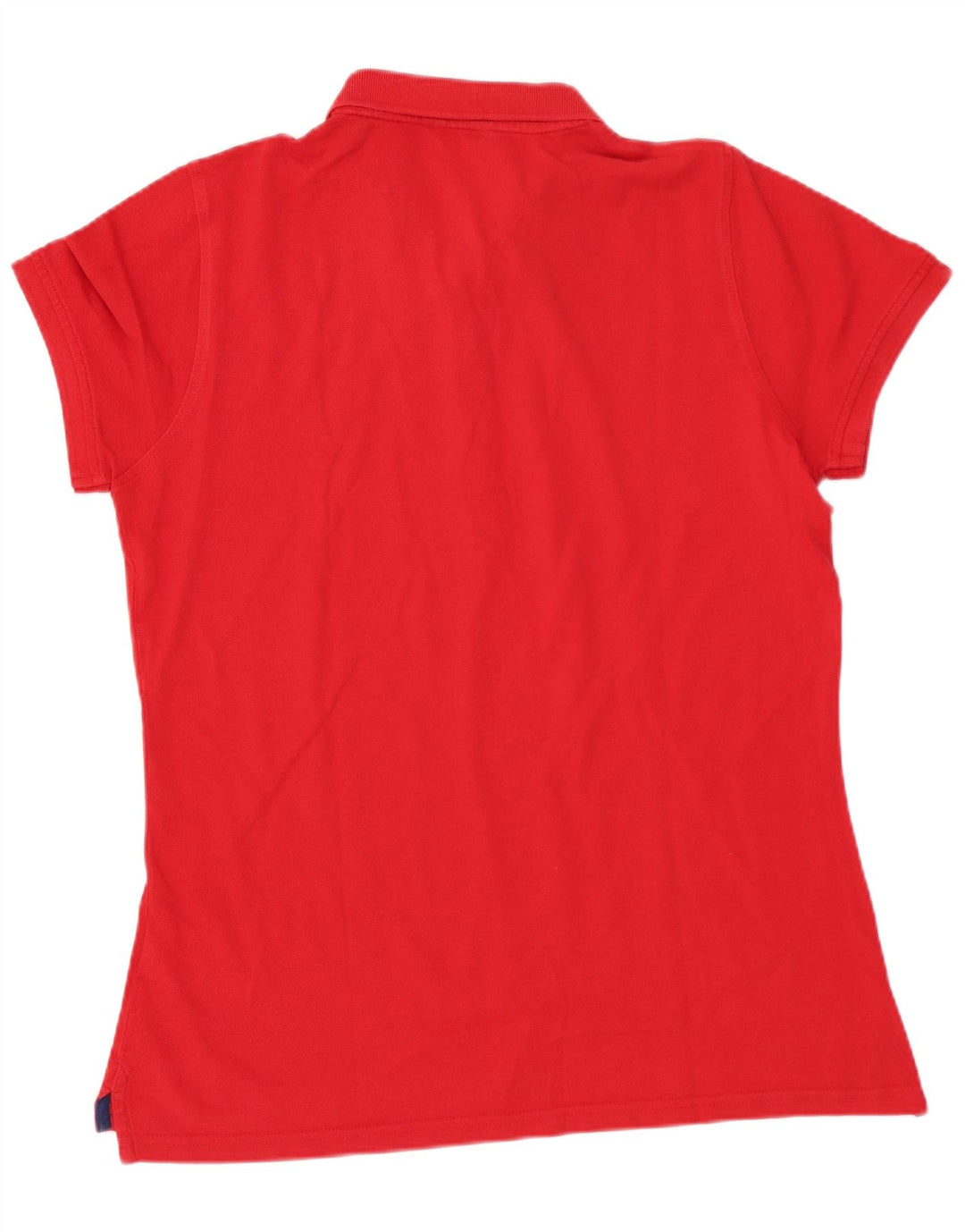 Camisa polo feminina GANT Reino Unido 16 grande algodão vermelho