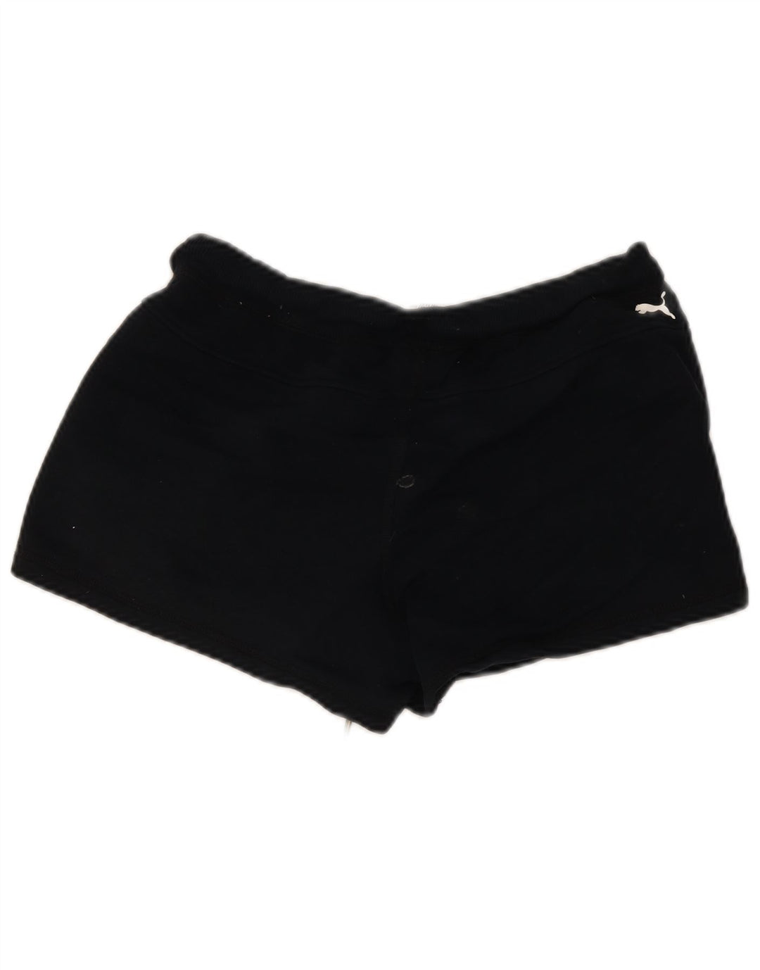 Shorts esportivos femininos Puma UK 12 médio algodão preto
