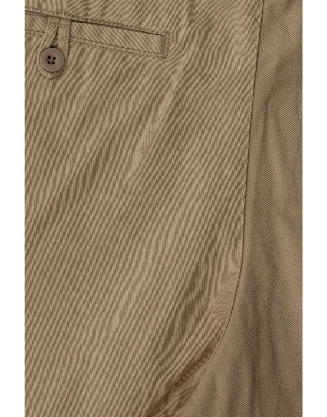 Shorts chino masculino MARKS & SPENCER W34 grande algodão bege