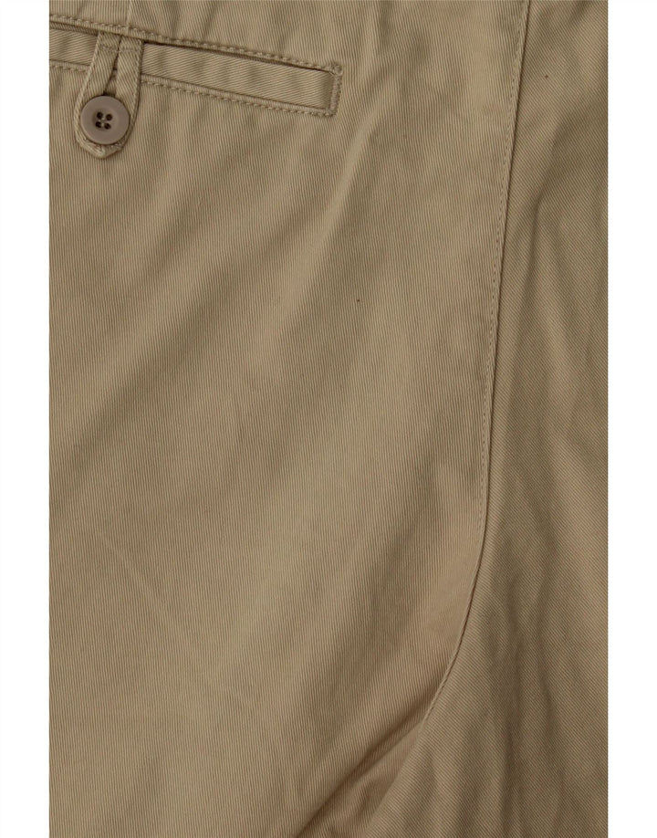 Shorts chino masculino MARKS & SPENCER W34 grande algodão bege