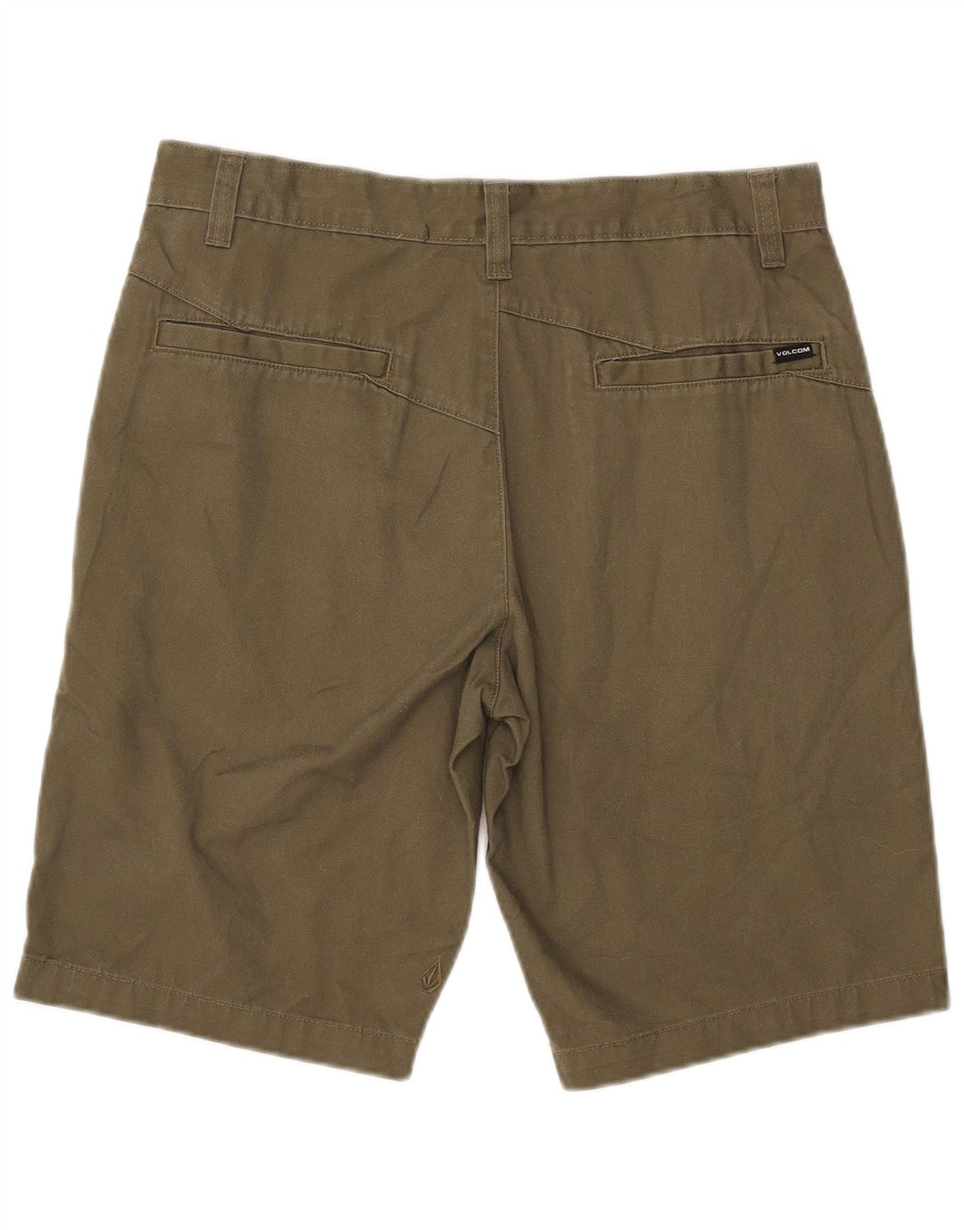 Shorts Chino Masculino VOLCOM W32 Poliéster Cáqui Médio