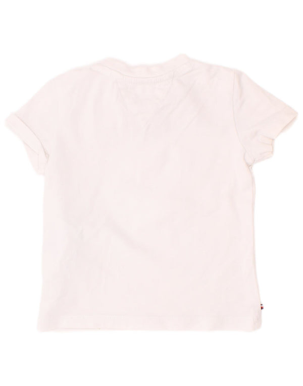 Tommy Hilfiger Camiseta gráfica para bebês meninos 9-12 meses algodão branco