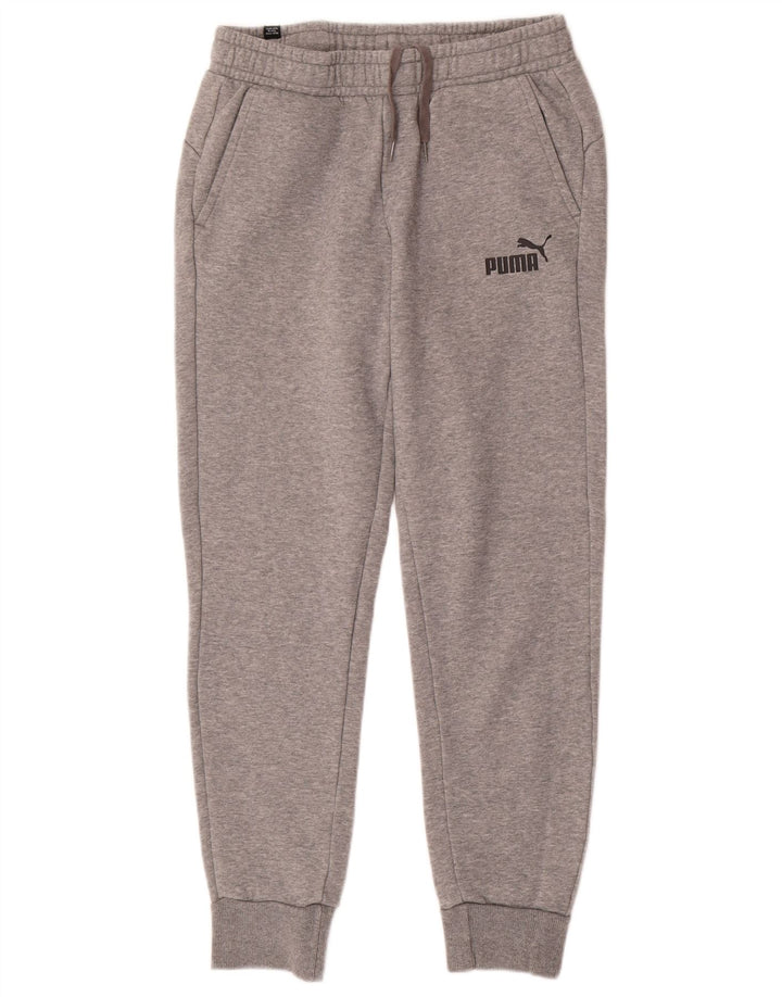 Calça de treino masculina Puma Joggers cinza médio manchado
