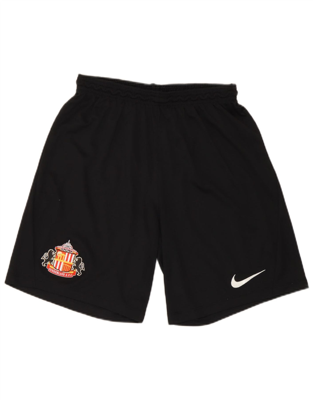 Shorts esportivos gráficos Nike masculino Sunderland A.F.C médio preto poliéster