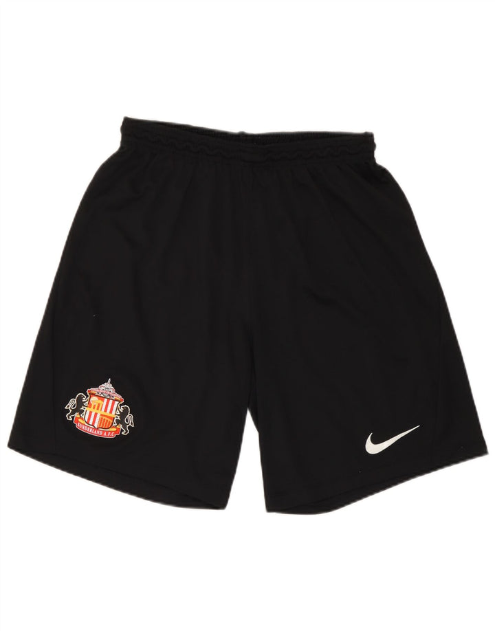 Shorts esportivos gráficos Nike masculino Sunderland A.F.C médio preto poliéster