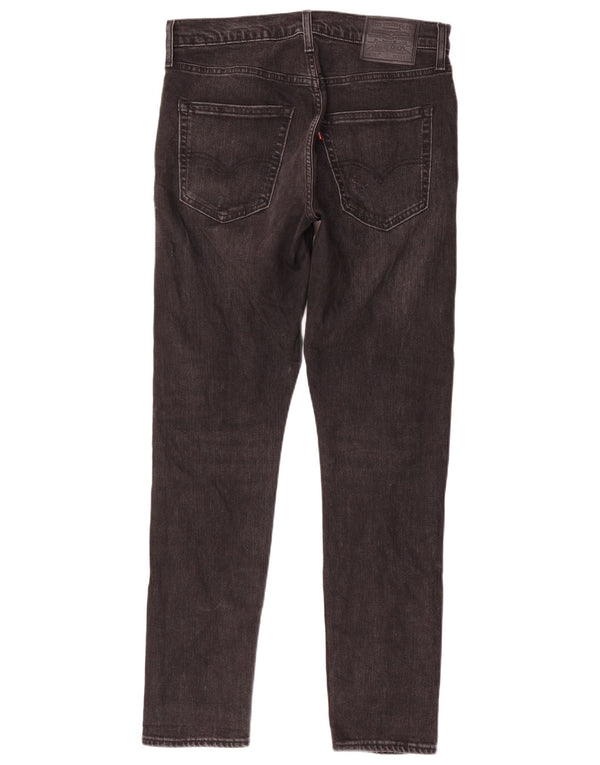 Levi's Masculino 512 Distressed Slim Tapered Jeans W32 L32 Algodão Cinza