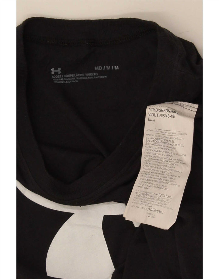 Colete gráfico feminino Under Armour UK 12 algodão preto médio