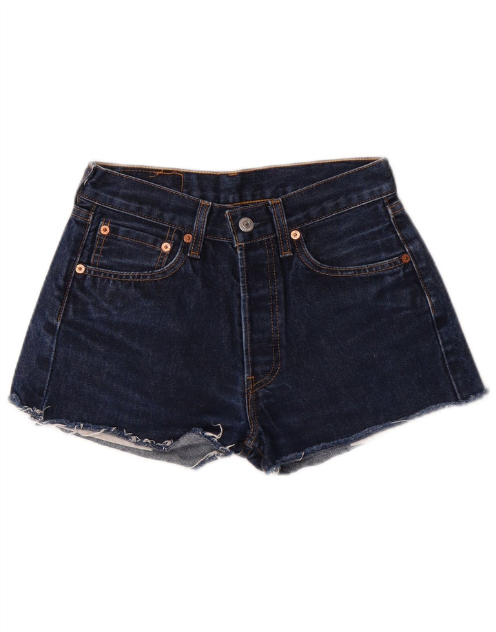 Shorts jeans feminino Levi's 501 W28 azul médio algodão clássico